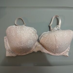 Victoria's Secret Lace Push-Up Bra - Light Pink